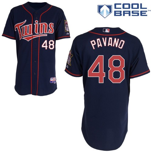 Best Quality Minnesota Twins 48 Carl Pavano Blue Cool Base MLB Jersey Baseball MLB Jerseys